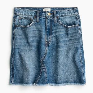 J CREW DENIM MINI SKIRT - Sz 32